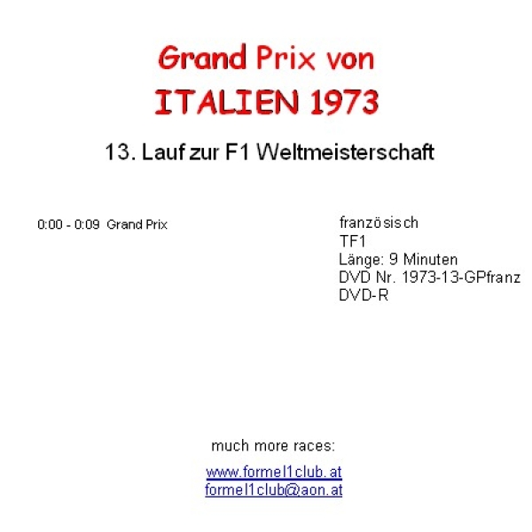 1973 13 Italien / Monza