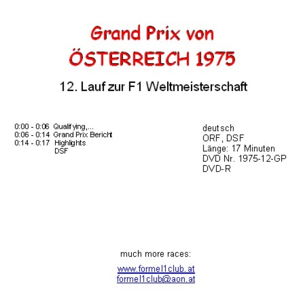 1975 12 Österreich / Zeltweg