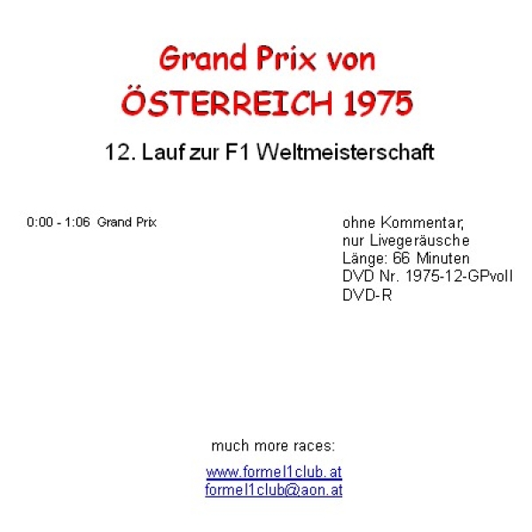 1975 12 Österreich / Zeltweg