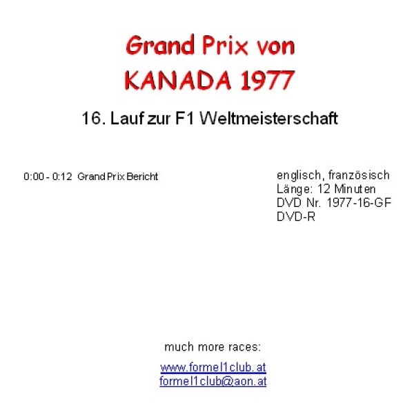 1977 16 Kanada / Mosport