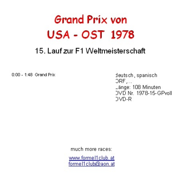 1978 15 USA Ost / Watkins Glen