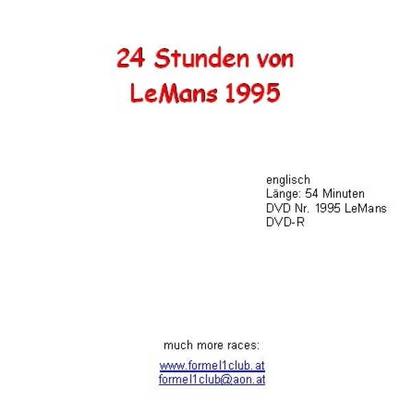 1995 Le Mans 24h