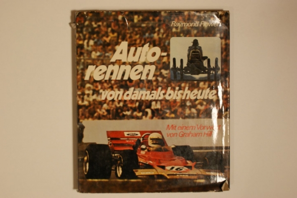 Autorennen von damals bis heute (Flower 1975) mit Rindt am Cover
